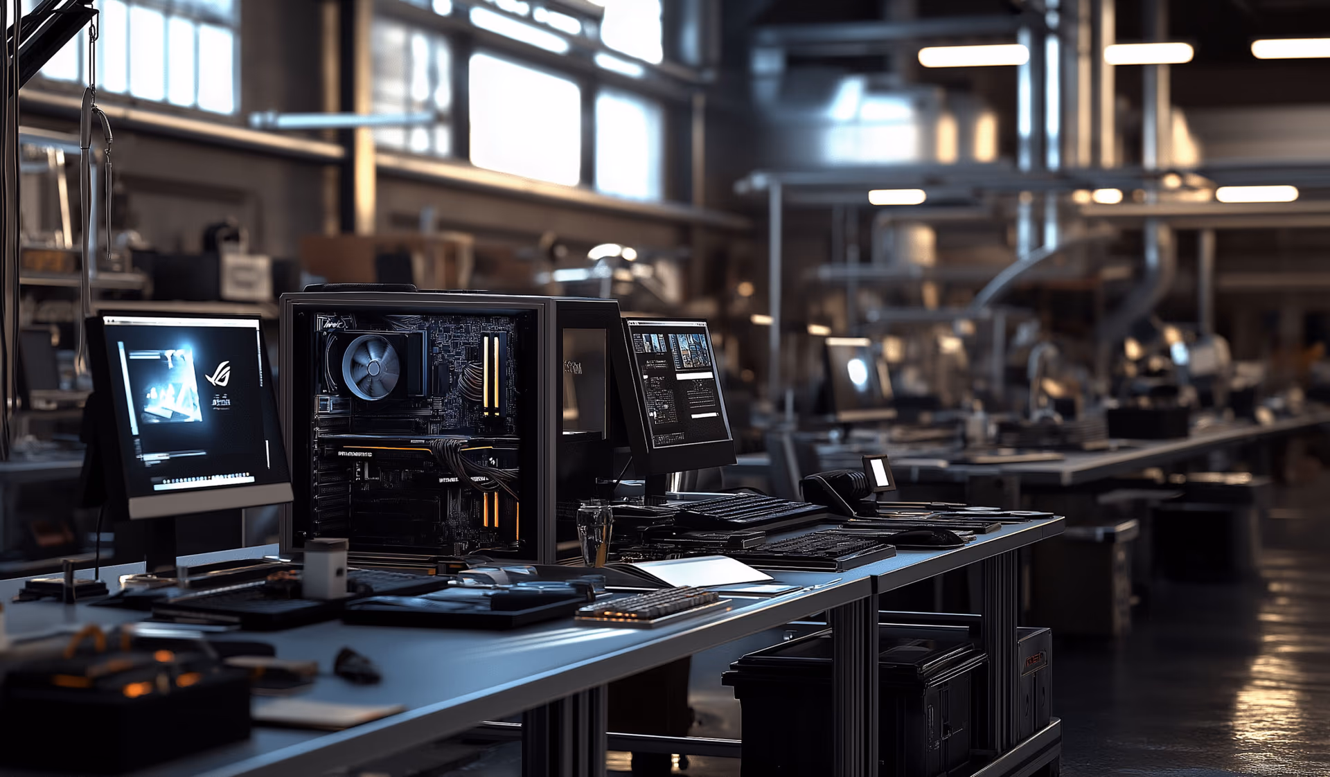 Computermontage - Verkabelung von Hardware-Komponenten