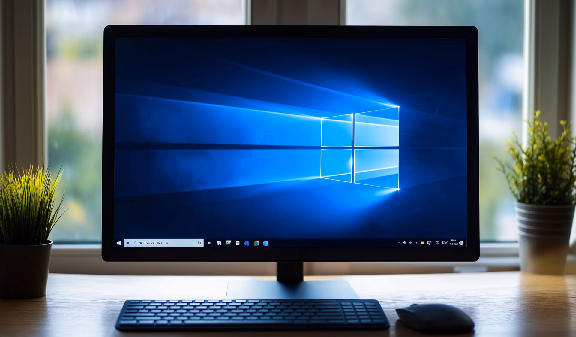 Windows-Betriebssystem auf einem Desktop-PC