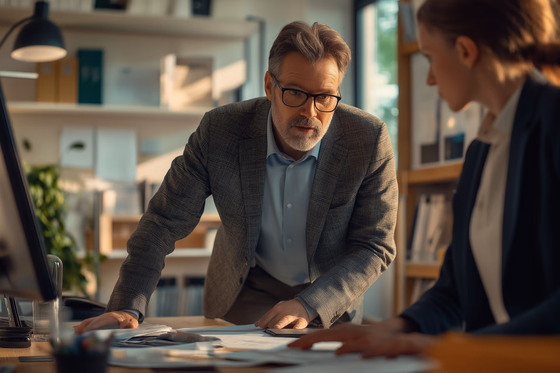 IT-Audit - Fachmann analysiert Systeme am Laptop