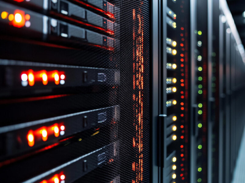 Cloud-Server im Rechenzentrum
