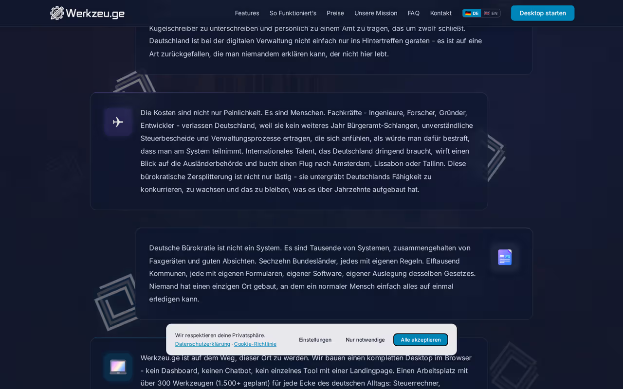 Werkzeu.ge Screenshot