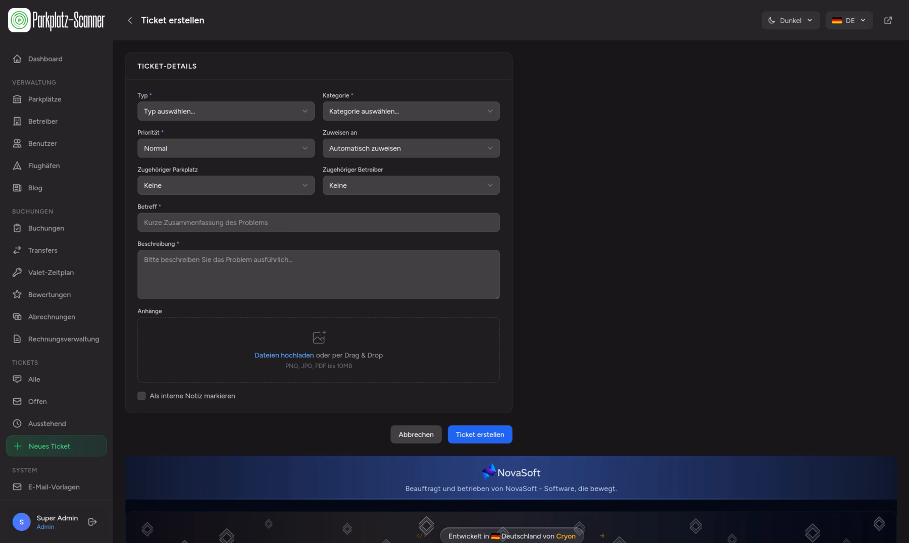 Parkplatz-Scanner Screenshot 4
